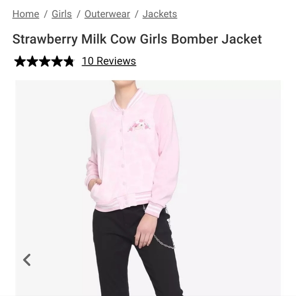 Hot Topic Jackets & Blazers - Strawberry Cow Jacket